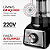 Liquidificador Turbo Mondial L-1000 BI – 1000W 3L Preto/Inox - 220V - Imagem 8