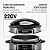 Panela de Pressão Elétrica Digital Mondial PE-60-6L-I – 6L, 1000W, 220V - Imagem 7