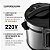 Panela de Pressão Elétrica Digital Mondial PE-60-6L-I – 6L, 1000W, 220V - Imagem 5