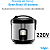 Panela de Arroz Elétrica Elgin Gran Rizzo 10 Xícaras 700W 220V Inox - Imagem 2