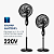 Ventilador de Coluna Mondial Turbo 30cm 6 Pás VT-30C-NB - 220V - Imagem 3