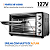 Forno Elétrico de Bancada Mondial Grand Family II 52L 1800W 127V Preto/Inox - FRN-52-B - Imagem 8