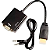Cabo com conector Conversor HDMI para VGA com audio P2 - CC-HVA60 - Imagem 1
