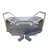 Churrasqueira Portátil Compacta- Mini Parrilla TRI em Aço Inox- Sem Bag - Imagem 2