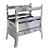 Kit Churrasqueiras Portáteis Compactas em Inox - 6 Und Mini Parrilla TRI- Com Bag + 10 Und SMART 4035 (Somente a churrasqueira) - Imagem 1