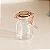 Pote Vidro Hermético Rose Gold Pequeno - Imagem 1