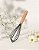 Batedor Silicone Preto Cabo Bambu - Imagem 2