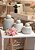 Potes Decorativos Cerâmica Cinza Esverdeado - Imagem 1