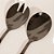 Par Talheres Salada Inox Preto - Imagem 2