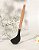 Concha Silicone Preto Cabo Madeira - Imagem 2