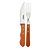 Kit Jogo De Talheres Jumbo Para Churrasco Com Lâmina Aço Inox 12 Pçs Tramontina - Imagem 2