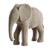 Escultura De Elefante Em poliResina Premium Com Efeito Crochê - Imagem 1