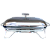 Rechaud em Vidro com tampa Inox- Mimo Styles - Imagem 1
