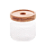 Porta Mantimentos em Vidro Martelado com Tampa Acacia Petra 350ml - Lyor - Imagem 1