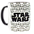 Caneca Pop 350ml Stars Wars Icones Zona Criativa - Imagem 1