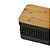 Cesto Organizador Grid Com Tampa Bambu-2,5L - Imagem 2