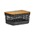 Cesto Organizador Grid Com Tampa Bambu-2,5L - Imagem 1