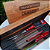 Kit Churrasco Tramontina 3 Peças com Cabo de Madeira Vermelho - Imagem 2