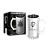 Caneca Chopp Corinthians Vidro Metálico - Imagem 1