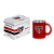 Caneca vidro são paulo futebol clube na lata kit tricolor de luxo oficial - Imagem 1