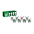 Conjunto 4 Copos De Dose Shot Do Palmeiras - Imagem 2