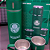 Garrafa metal vacuum com 2 canecas - palmeiras - Imagem 2
