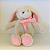 DECORATIVO COELHO PELÚCIA 20CM ROSA - Imagem 2