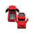 Caminhonete Miniatura Vermelho Metal Colecionável À Fricção - Imagem 1