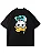 Camiseta Oversized 100% Algodão Premium Pato Hip Hop Preta - Imagem 2