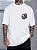 Camiseta Oversized 100% Algodão Premium Olho Branca - Imagem 2