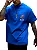 Camiseta Oversized 100% Algodão Premium Stay Wild Azul - Imagem 2