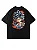 Camiseta Oversized 100% Algodão Premium Anime Preta - Imagem 3