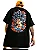 Camiseta Oversized 100% Algodão Premium Anime Preta - Imagem 1