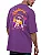 Camiseta Oversized 100% Algodão Luffy Roxa - Imagem 1