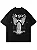 Camiseta Oversized 100% Algodão Blessed Preta - Imagem 3