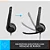 Headset Profissional Logitech H390 com Fio USB – Microfone com Cancelamento de Ruído, Controles Integrados e Conforto Premium – Cor Preto - Imagem 10