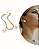 CONJUNTO COLAR DOURADO CHOKER ANEL E BRINCOS PÉROLA - Imagem 1
