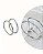 PULSEIRA PRATA BAMBO CRAVEJADA - Imagem 1