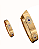 BRACELETE DOURADO OLHO GREGO CRAVEJADO - Imagem 1