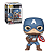 Funko Pop Marvel Captain America 1476 - Imagem 1