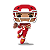Funko Pop NFL Chiefs Patrick Mahones II - Imagem 1