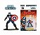 Colecao Nano Metalfigs Marvel Avengers Captain America - MV44 - Imagem 1