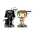 Funko Pop Star Wars Darth Vader Luke Skywalker 2Pack - Imagem 1