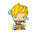 Funko Pop Dragon Ball Daima Super Saiyjin 2 Son Goku 2305 - Chase - Imagem 2