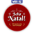 Adesivos Personalizados: "Feliz Natal" - 4x4cm - Imagem 2