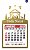 Ímã de Geladeira com Mini Calendário 2025 - Lembrancinha / Mimo Natal - 20 unidades (Tema Cristão) - Imagem 5