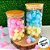 Pote de Vidro Hermético com Tampa de Bambu - Rizzo Import - Imagem 8