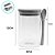 Pote de Vidro Hermético com Tampa e Colher de Bambu - 120 unidades - Rizzo Import - Imagem 4