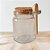 Pote de Vidro Hermético com Colher de Madeira e Tampa de Rolha - 7x10cm - 250ml - 84 unidades - Rizzo Import - Imagem 7