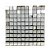 Painel Metalizado Shimmer Wall Prata - 30x30cm - 100 unidades - Rizzo Import - Imagem 1
